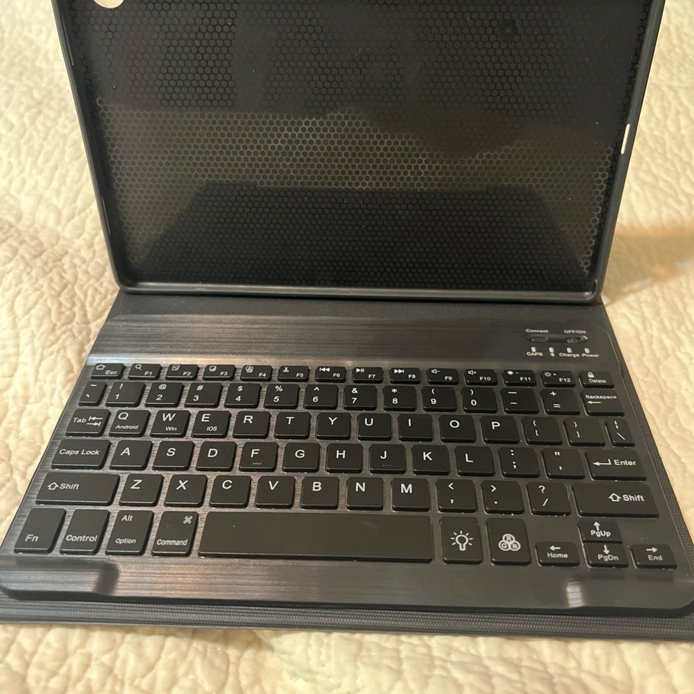 Case with Keyboard For 9.7'' IPAD Folio Leather Stand Cover Black
